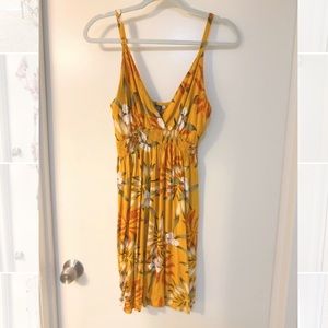 Hibiscus Collection Hawaii Floral Mini Dress Size XL